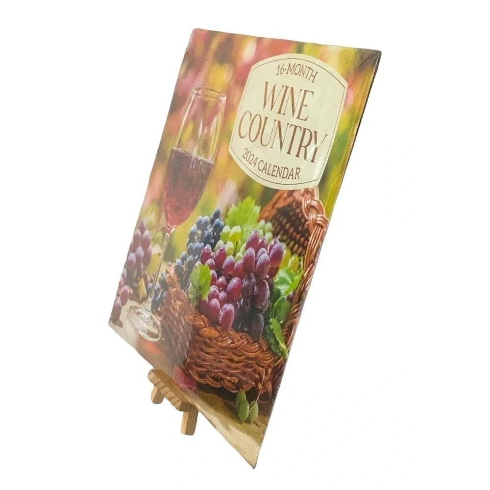 Calendar 2024 Wine Country 16 Month Wall Calendar Organizer Full Size 12 X 22 in